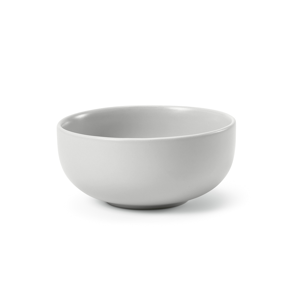Bol 500ml à personnaliser en céramique promotionnel Okeeffe Gris clair